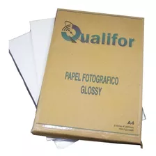 100 Folhas Papel Foto 180g A4 - Dupla Face Glossy (brilho) 