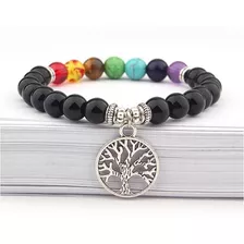 Pulsera De Los 7 Chakras Con Árbol De La Vida