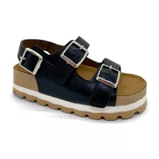 Sandalias Niñas Gomones Birk Hebillas Liviana Comoda Verano 