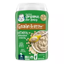 Gerber Cereal De Avena-plátano Orgánico Grain&grow 227gr