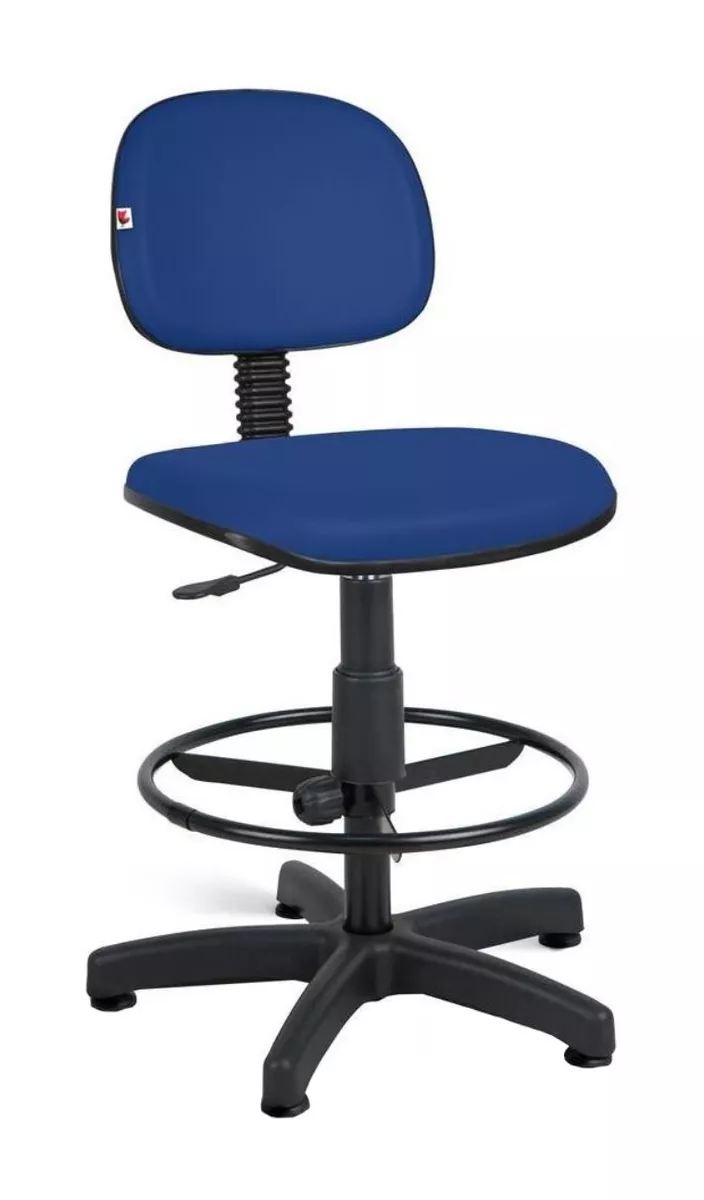 Cadeira De Escritório Shop Cadeiras Ag405s  Azul Com Estofado De Polipropileno