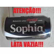 Lata Coca Cola Zero Vazia Com Nome - Sophia