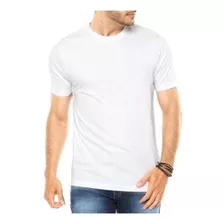 Camiseta Camisa Branca Lisa Básica Masculina Promoção