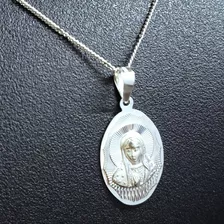 Medalla Busto Virgen De Guadalupe, Plata .925 