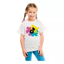 Polera De Niña Sublimada Tik Tok2