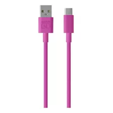 Cabo Usb Tipo C De Dados Carga Reforçado Rápido Turbo 1.2m Cor Rosa