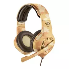 Fone De Ouvido Over-ear Gamer Trust Gxt Radius Gxt 310 Desert Camo