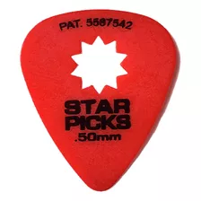 Paquete De 72 Púas De Guitarra Estrella De 0.50 Mm Sup...