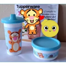 Set Tupperware Disney Vaso Campana +bowl Snacks