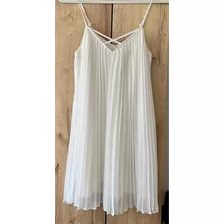 Vestido Guess Xs Blanco Corto