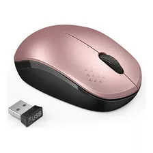 Mouse Seenda Wireless 2,4g/oro Rosa