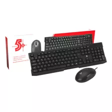 Kit Teclado E Mouse 5+ Empresa Escritorio Home Ofice