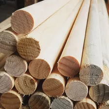 Mastil O Asta De Madera Para Bandera 45mm X 3mts