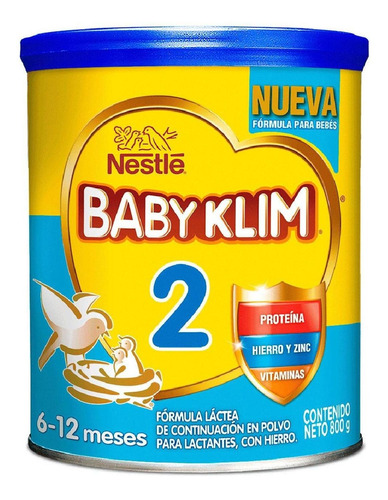 Fórmula Infantil Baby Klim® 2 Lata X 800 Gr