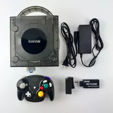 Nintendo Gamecube Preto Translucido Dol-001 Mod Picoboot