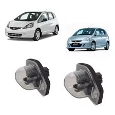 Par De Lanterna Luz De Placa Honda Fit 2007 2008 2009 2010 