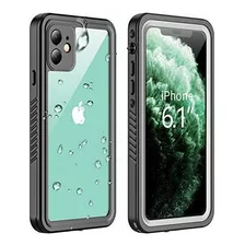 Estuche Para iPhone 11 A Prueba De Golpes Y Agua Negro