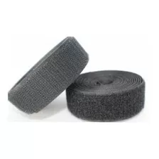 Kit 5 Peças Abraçadeira De Cabos - Velcro Dupla Face Preto 