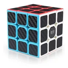 Cubo Rubik Qiyi 3x3 Fibra Carbono + Regalo
