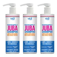 Kit 3 Higienizando Juba Shampoo Inteligente Widi Care 500ml