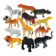 Artcreativity - Juego De Figuras De Animales Del Zoológico P