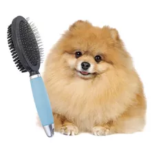 Escova Filhotes Spitz Anão Lulu Da Pomerania- Pronta Cor Azul