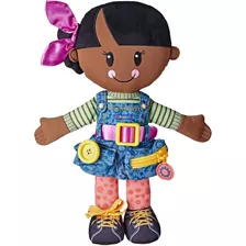 Playskool Dressy Kids - Muñeca Con Pelo Negro Y Lazo, Jugu. Color Chica (pelo Negro Y Arco)