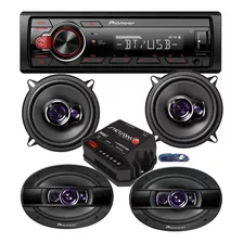 Aparelho De Som Carro Kit Pioneer Bluetooth Usb Mp3