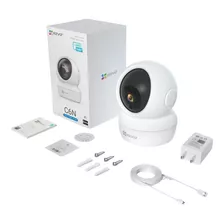 Câmera Wifi Ezviz Hikvision C6n Ir 2mp Gira 360° Via Celular