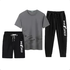 Conjunto Deportivo De Tres Piezas Para Hombre