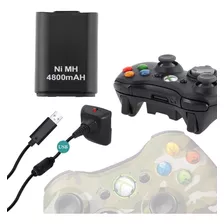 Bateria Joystick Xbox 360 + Cable Usb