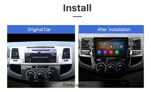 Radio Android Toyota Fortuner Hilux 2005+ Carplay Oled 4k  Foto 2