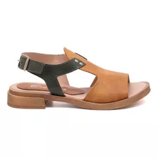 Sandalias Bajas Mujer Cuero Blando Livianas Color Artesanal