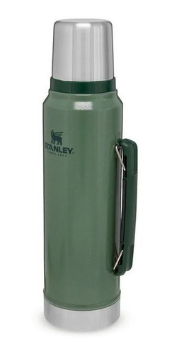 Termo Stanley Classic Vacuum Bottle 1.1 Qt De Acero Inoxidable Hammertone Green