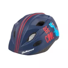 Casco Bici Niños Polisport Azul Dinosaurios -thormoto-