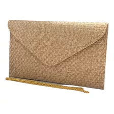 Bolsa De Mão Envelope Festa Ombro Clutch Chic Tiracolo Palha