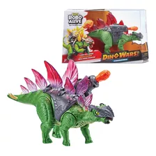 Dinosaurio Robo Alive Stegosaurus (lanzador, Luces Y Sonido)