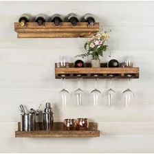 Bar Flotante Cava Para Vinos Y Botellas Copas 