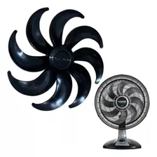 Hélice Ventilador Mondial Super Turbo Vtx 40cm 8 Pás Preta