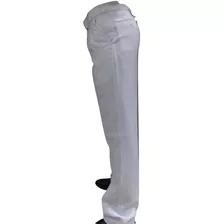 Pantalon De Vestir Blanco Talle Especial