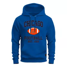 Moletom Premium Estampado Algodão Confortável Chicago Ball