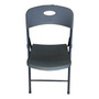 Cadeira Dobrável Maxchief Assento Plástico Até 190 Kg Preta