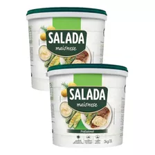 2 Balde Maionese Salada Balde Com 3kg Cada