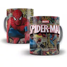 Caneca Homem Aranha Marvel Porcelana Personalizada Modelo 10