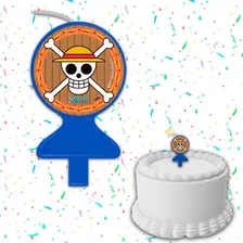 Vela One Piece Para Bolo De Aniversário Festa Kid Criança