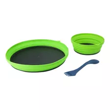 Kit Conjunto De Jantar Azteq Dish Camping Trekking