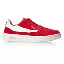 Tênis Feminino Acd Classic Se Fila Cor Vermelho/branco Desenho Do Tecido Liso Tamanho 38