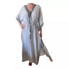 Vestido Indiano Plus Size Em Seda Importados 