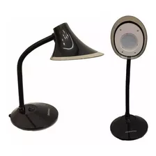Lámpara De Mesa Daewo Dwl-550dln Velador Escritorio Luz Led Color De La Estructura Negro Color De La Pantalla Negro