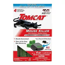 Tomcat Mouse Killer - Estación De Cebo Recargable Para Uso